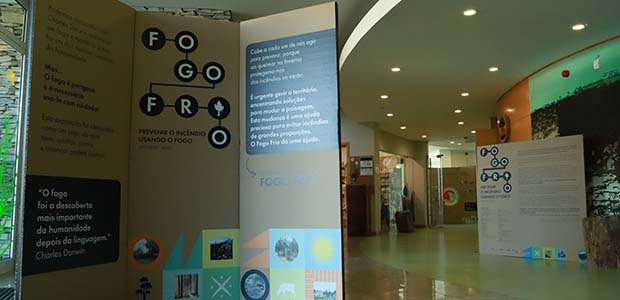 Exposição «Fogo frio: prevenir o incêndio com fogo»